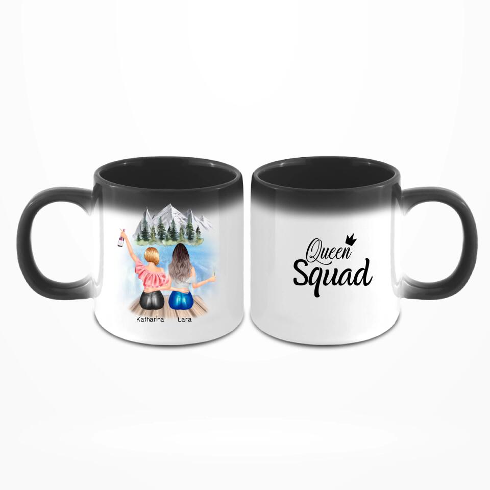 Beste Freundinnen - Personalisierbare Tasse