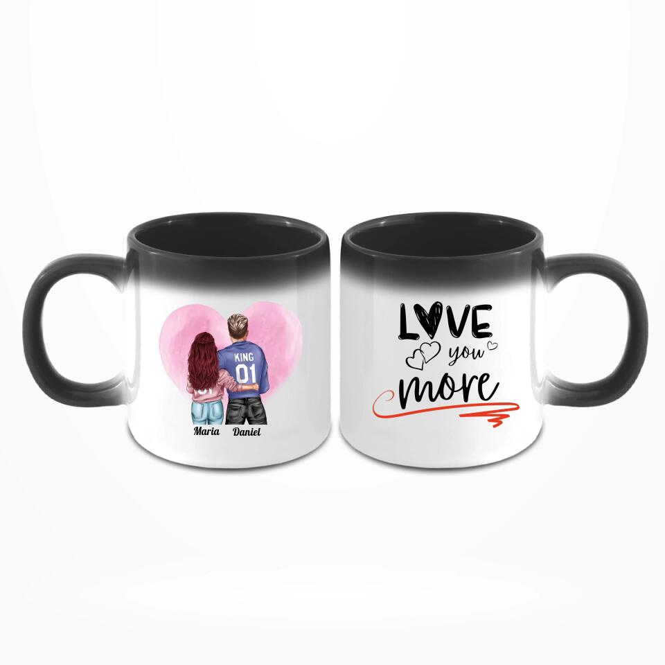 Pärchen King & Queen- Personalisierbare Tasse