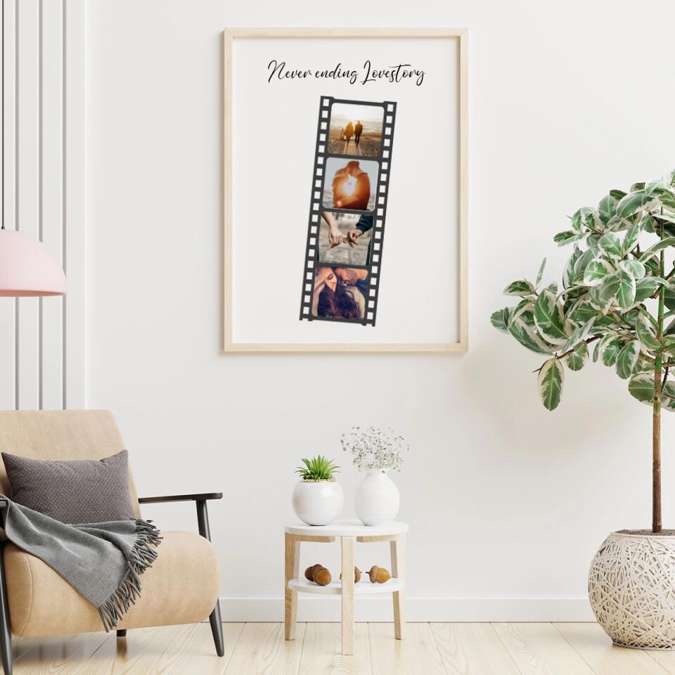 Filmstreifen - Personalisierbares Poster
