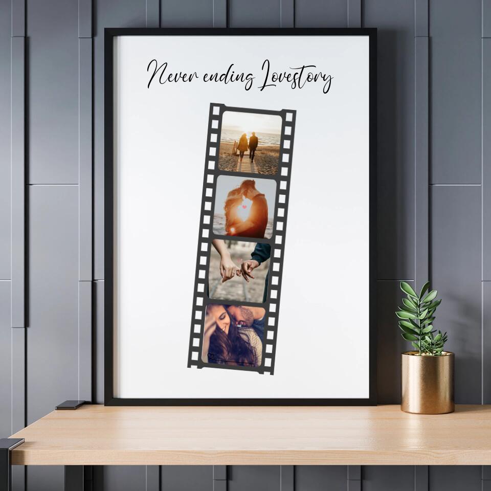Filmstreifen - Personalisierbares Poster