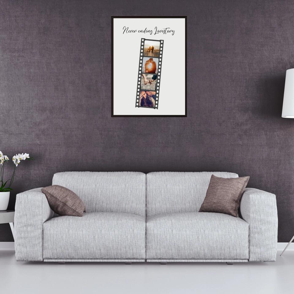 Filmstreifen - Personalisierbares Poster