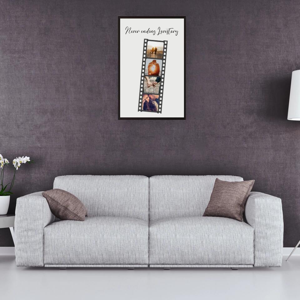 Filmstreifen - Personalisierbares Poster