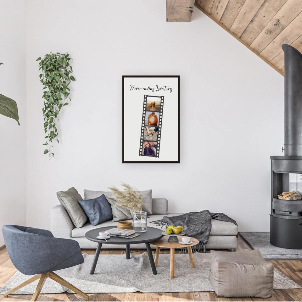 Filmstreifen - Personalisierbares Poster