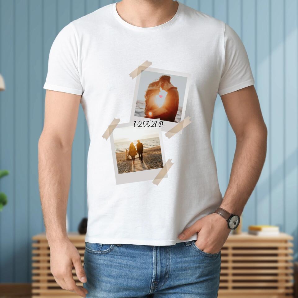 Polaroid Bild - Personalisierbares T-Shirt