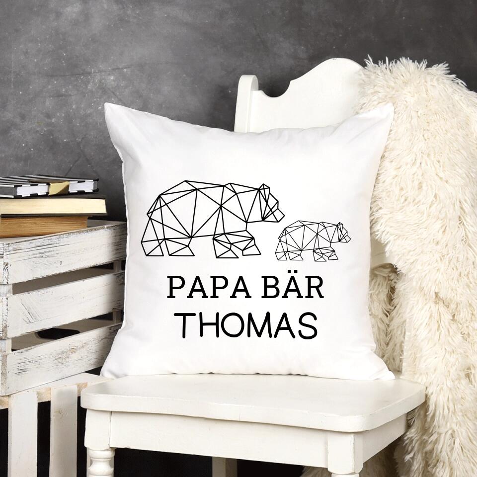 Papa Bär - Personalisierbares Kissen