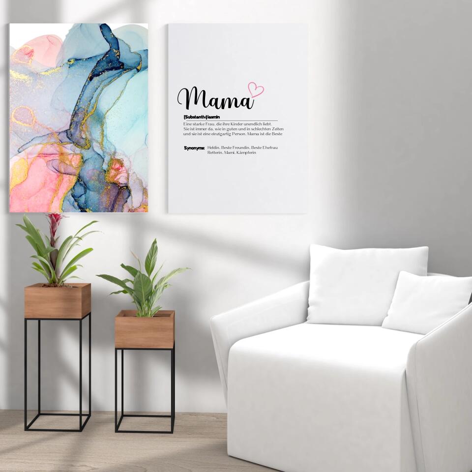 Mama Wort - Personalisierbares Poster