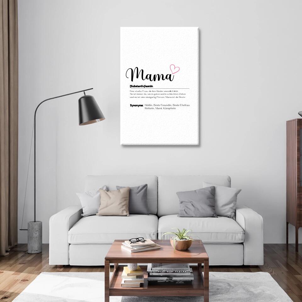 Mama Wort - Personalisierbares Poster