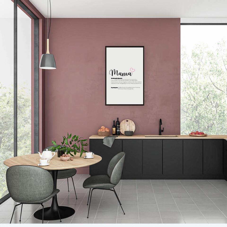 Mama Wort - Personalisierbares Poster