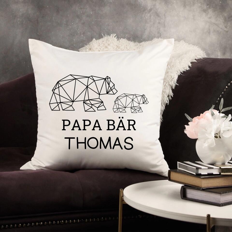 Papa Bär - Personalisierbares Kissen
