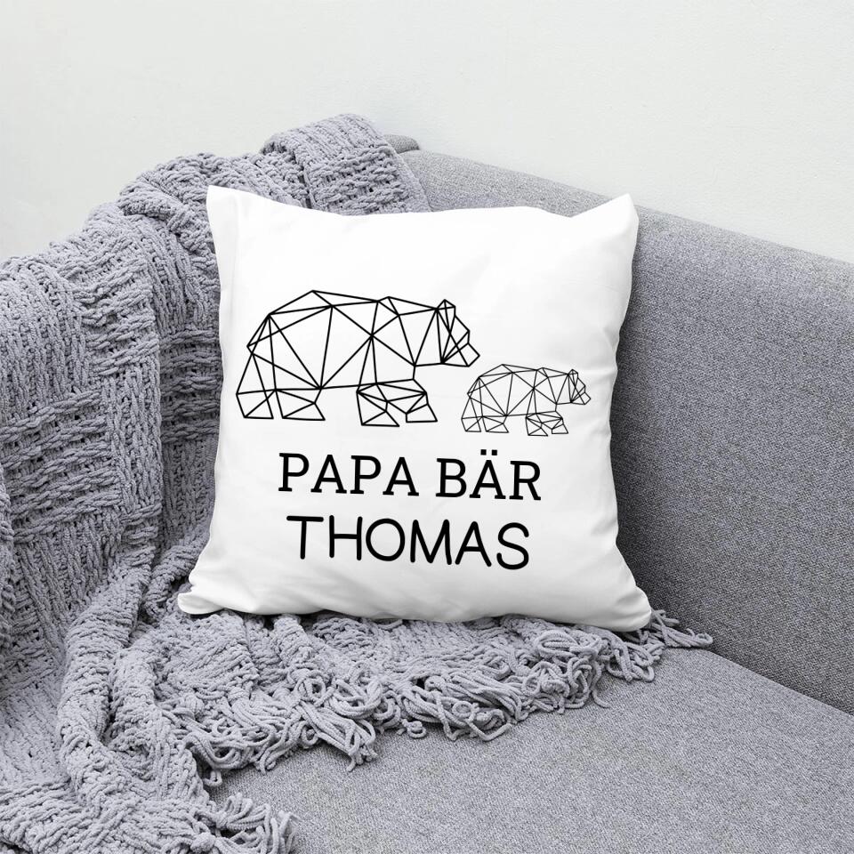 Papa Bär - Personalisierbares Kissen
