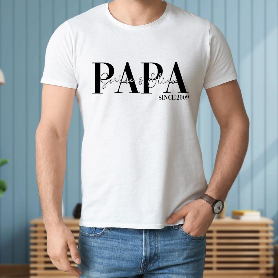 Mama Since - Personalisierbares T-Shirt