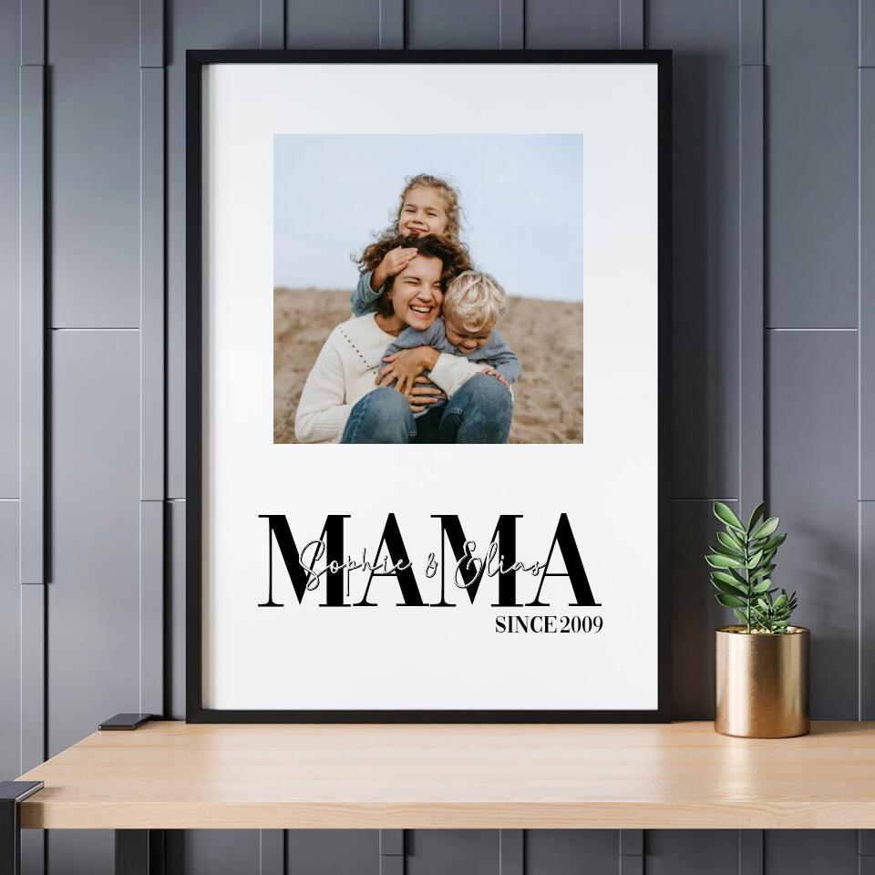 Mama und Papa- Personalisierbares Poster