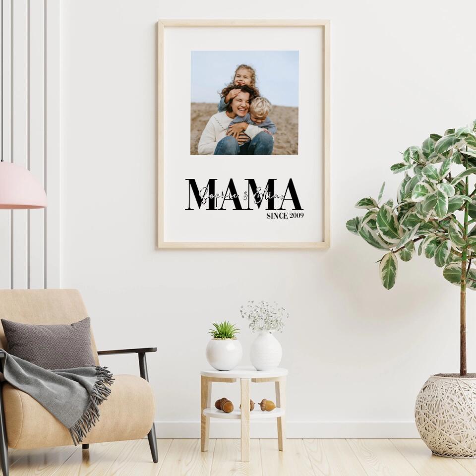 Mama und Papa- Personalisierbares Poster