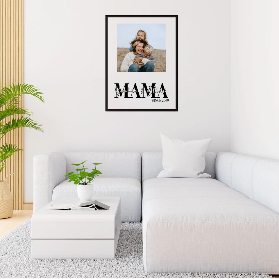 Mama und Papa- Personalisierbares Poster