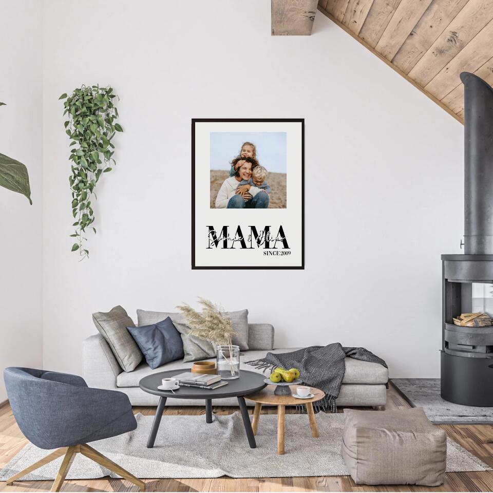 Mama und Papa- Personalisierbares Poster