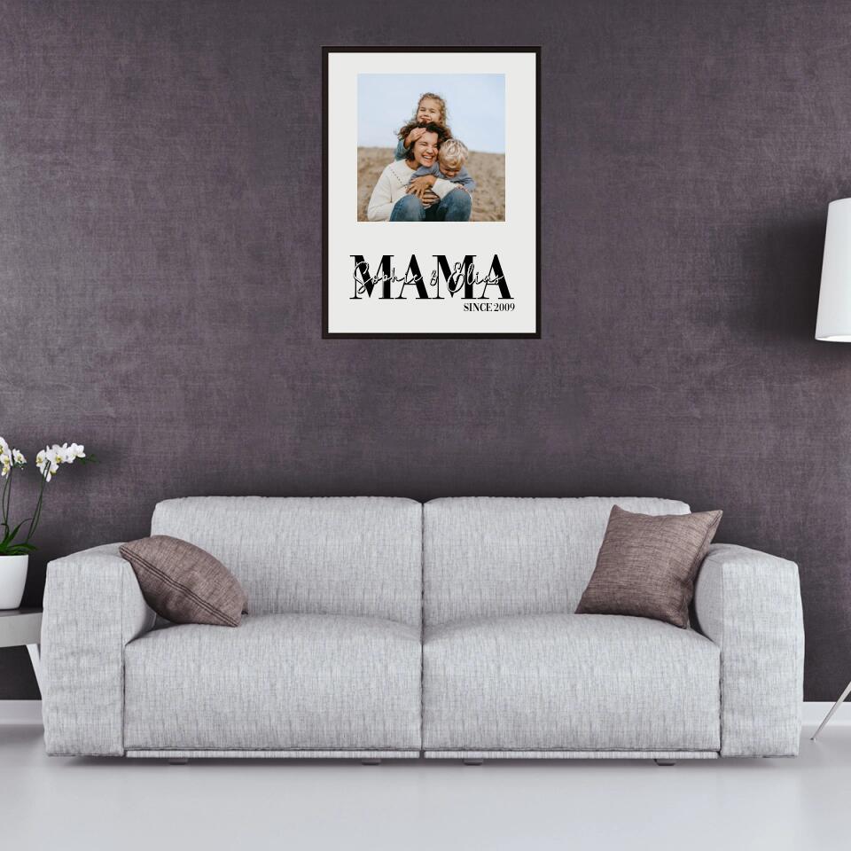 Mama und Papa- Personalisierbares Poster