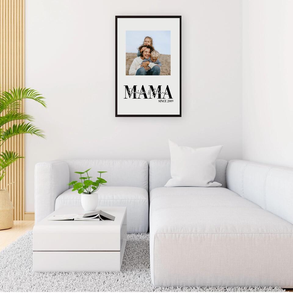 Mama und Papa- Personalisierbares Poster