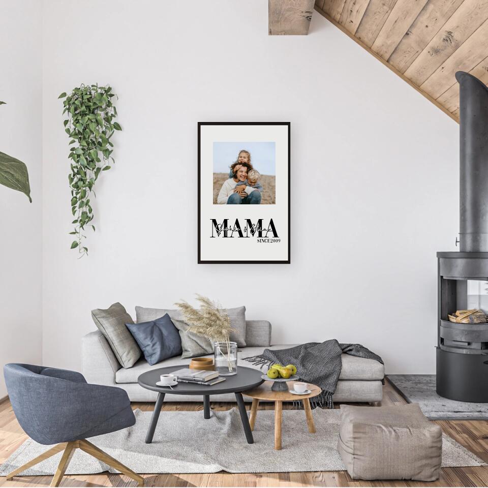 Mama und Papa- Personalisierbares Poster