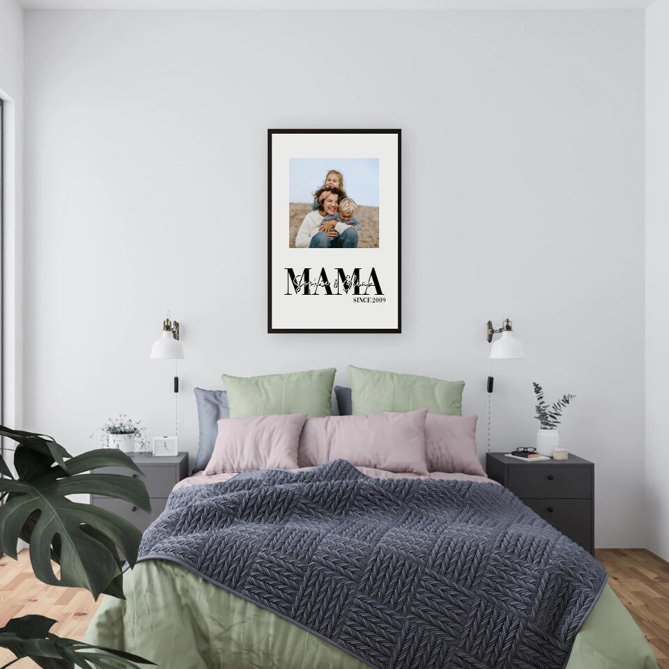Mama und Papa- Personalisierbares Poster