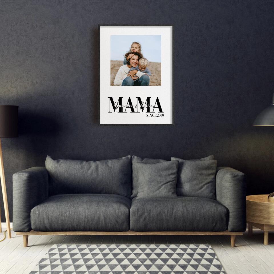 Mama und Papa- Personalisierbares Poster
