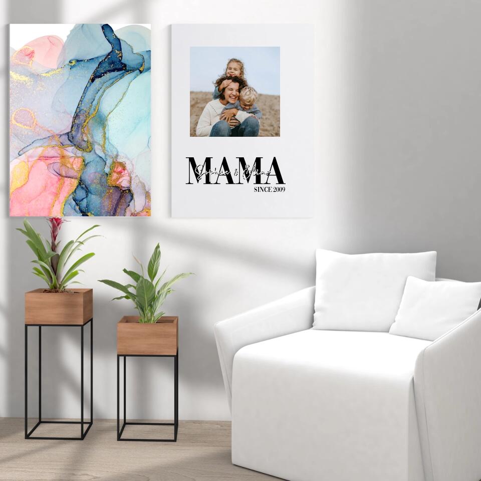 Mama und Papa- Personalisierbares Poster