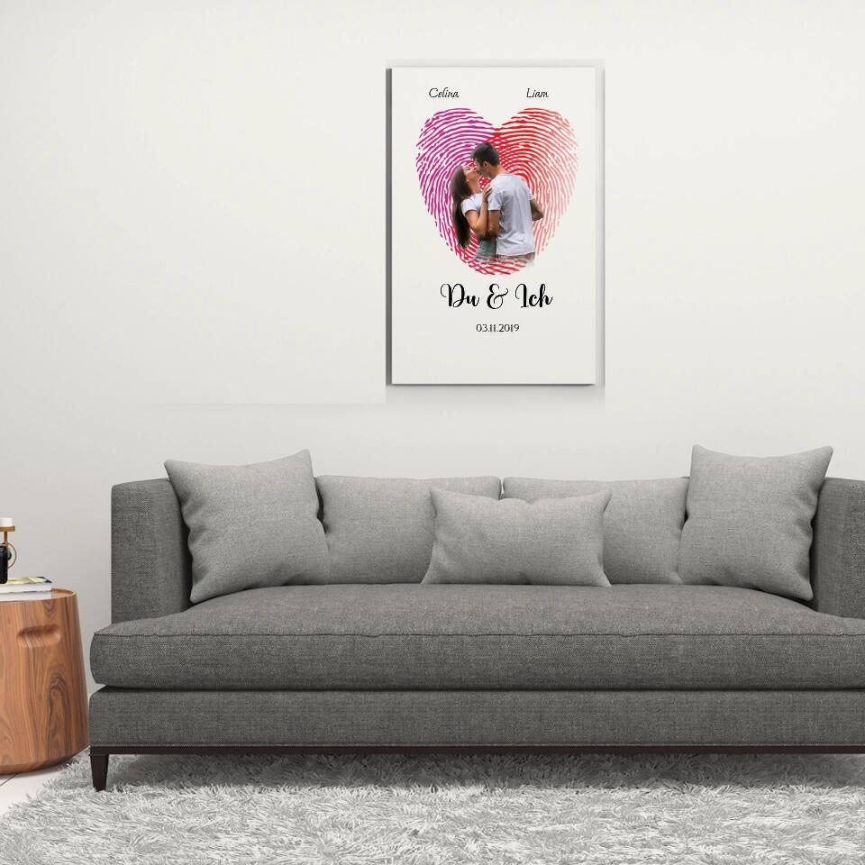 Fingerabdruck - Personalisierbares Poster