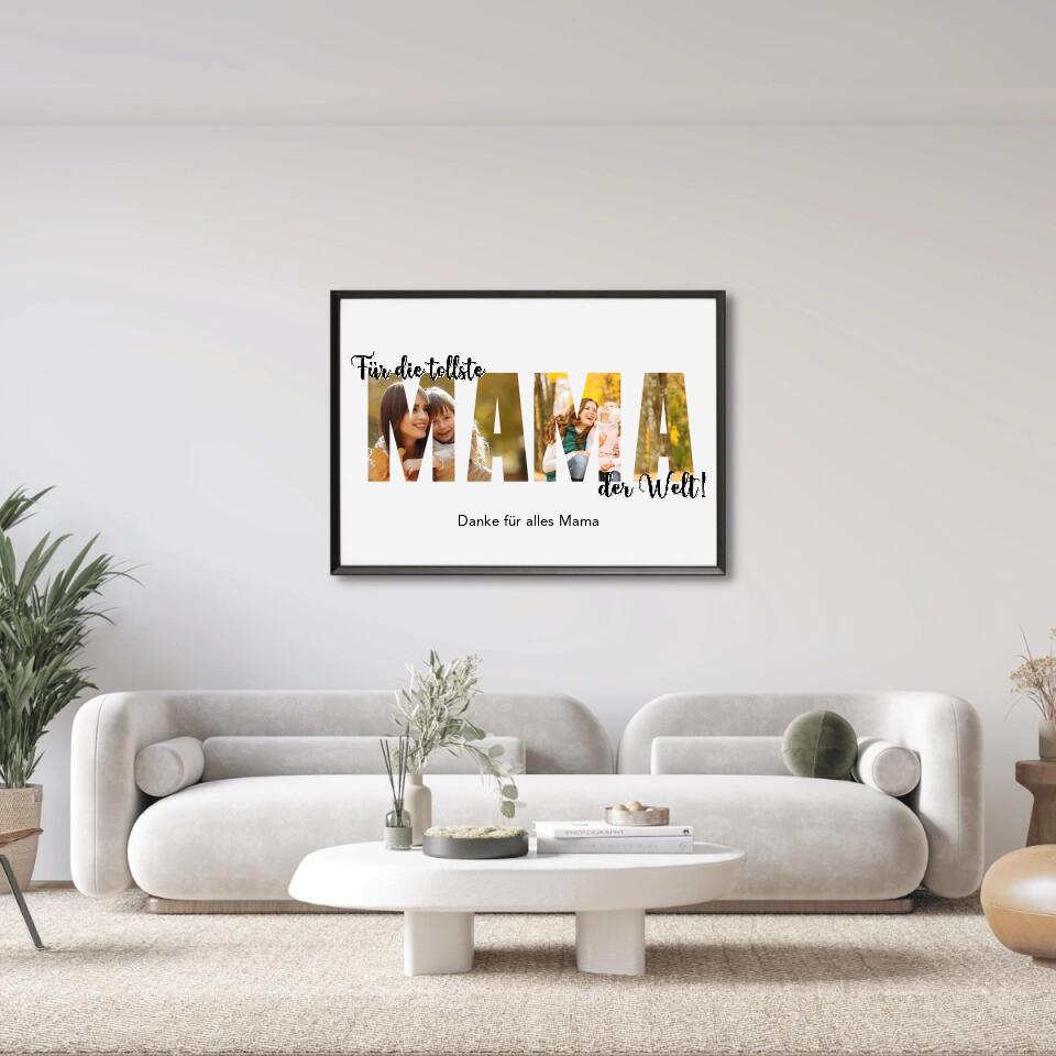 Tollste Mama - Personalisierbares Poster