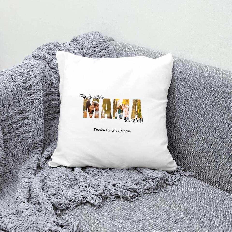 Tollste Mama - Personalisierbares Kissen
