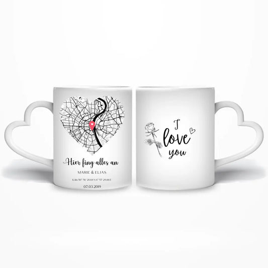 Hier fing alles an - Personalisierbare Tasse