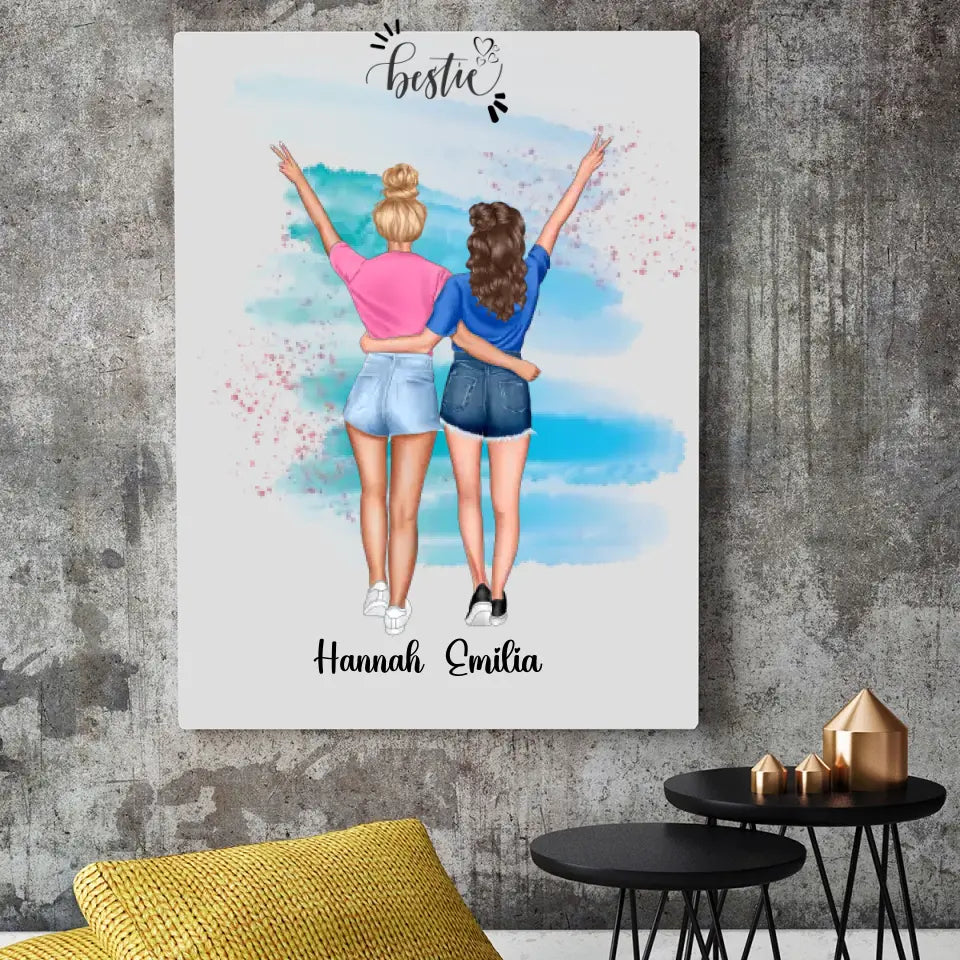 Holiday Besties - Personalisierbares Poster