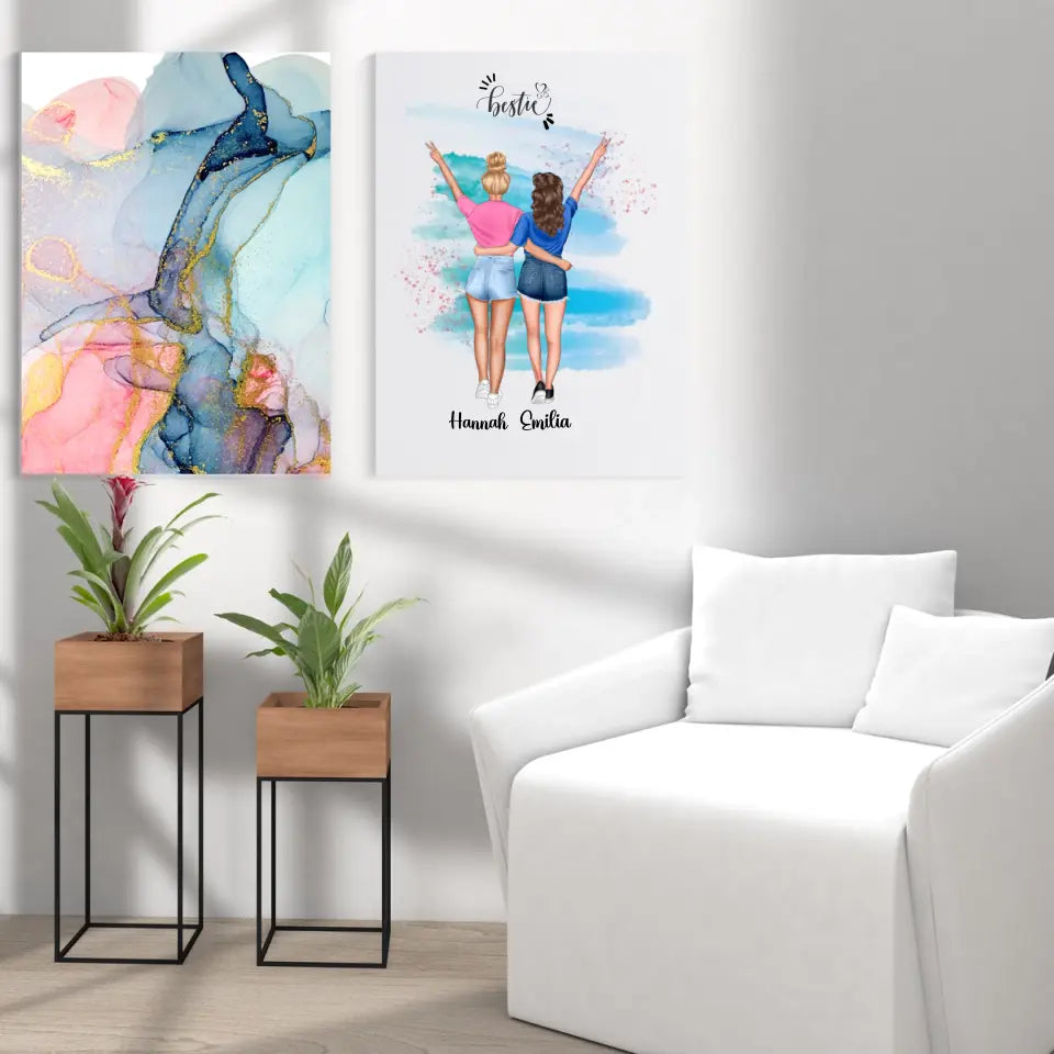 Holiday Besties - Personalisierbares Poster