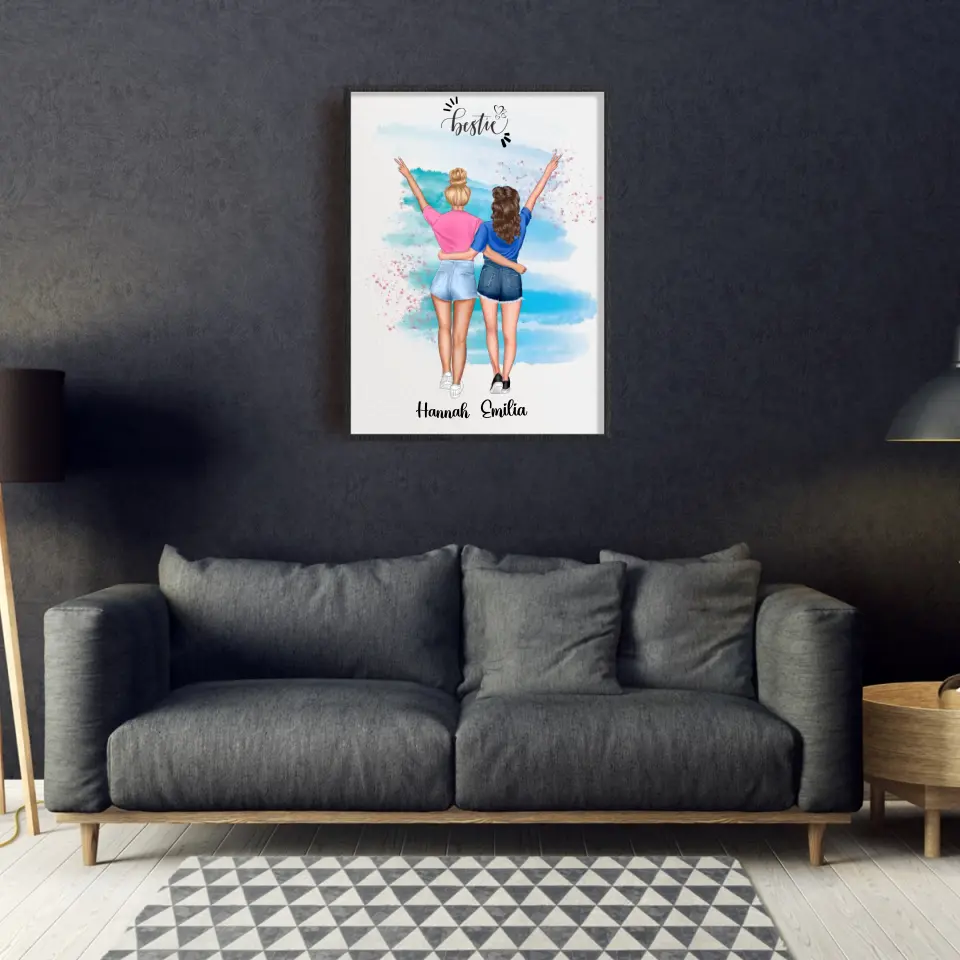 Holiday Besties - Personalisierbares Poster