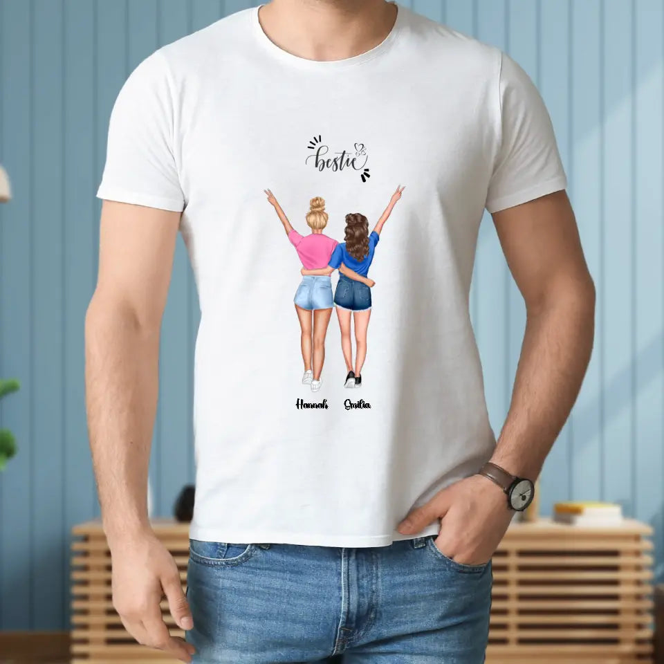 Holiday Besties - Personalisierbares T-Shirt