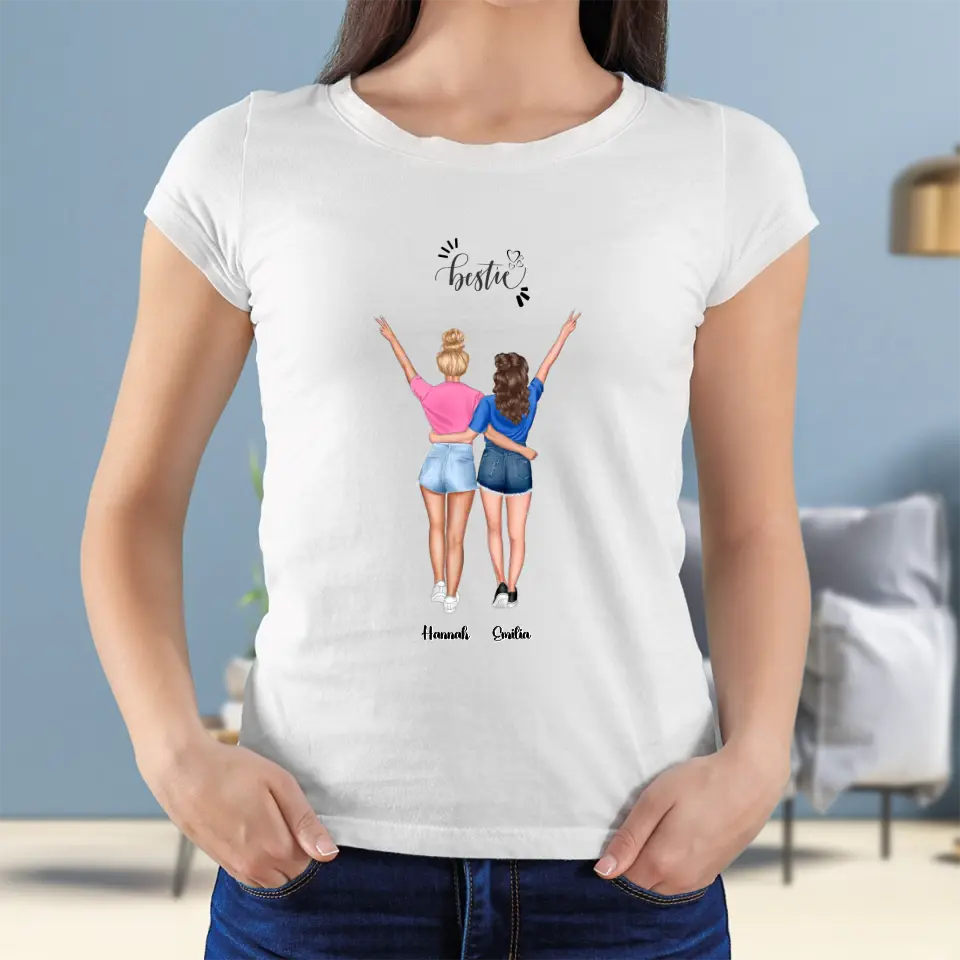 Holiday Besties - Personalisierbares T-Shirt