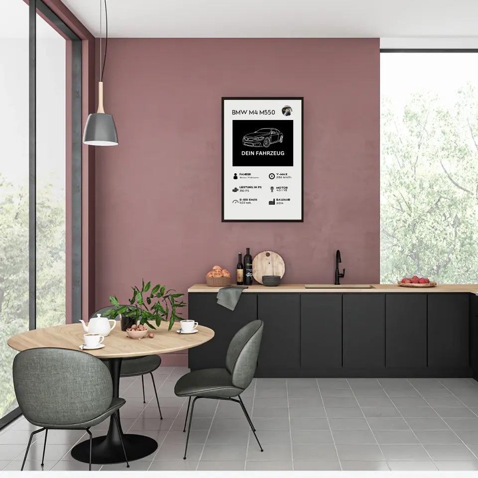 Fahrzeug Quartett - Personalisierbares Poster