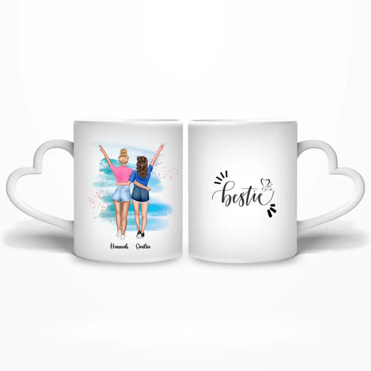Holiday Besties - Personalisierbare Tasse