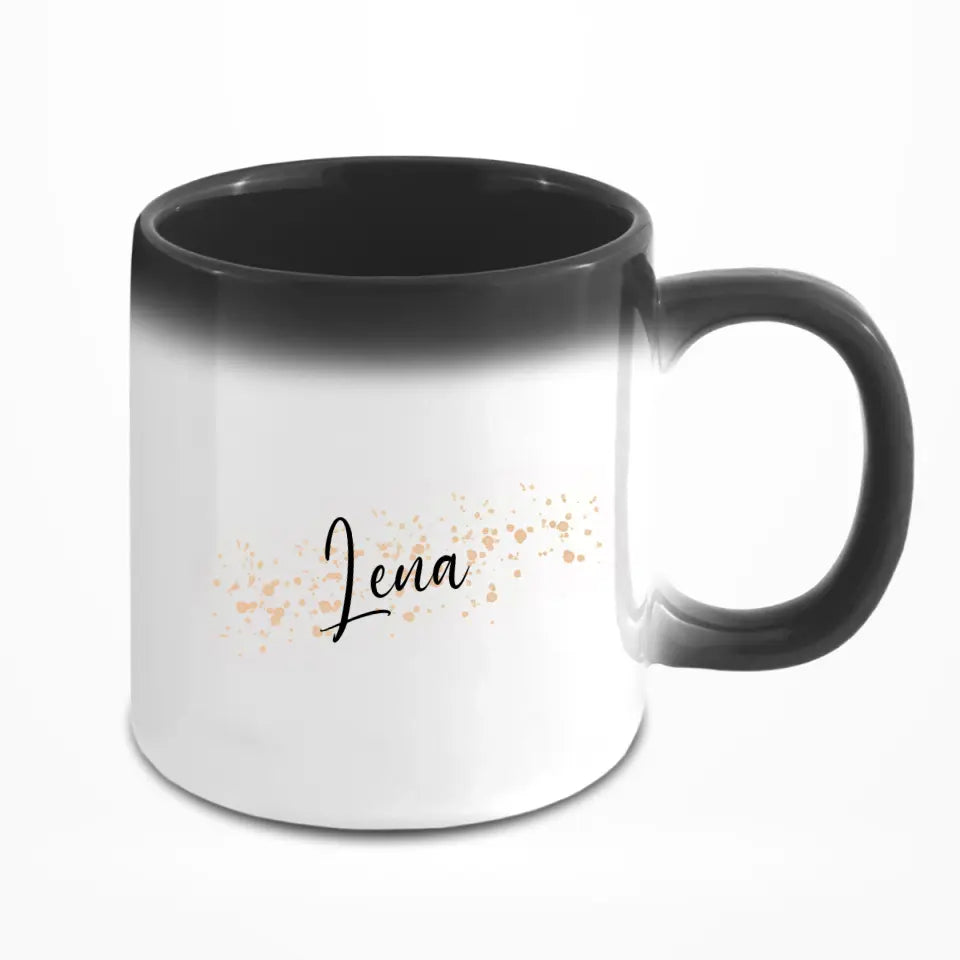 Beste Schwester mit Namen - Personalisierbare Tasse