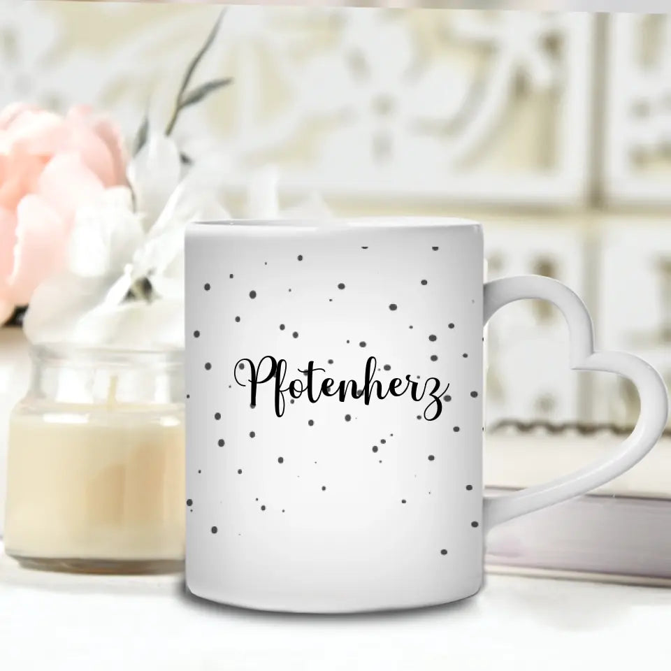 Katzenmotiv mit Namen - Personalisierbare Tasse
