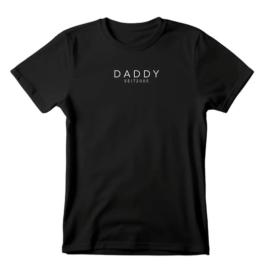 Daddy oder Mommy Shirt mit Jahreszahl - Personalisierbares T-Shirt