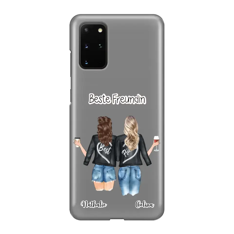 Beste Freundin mit Wunschtext - Personalisierbare Handyhülle