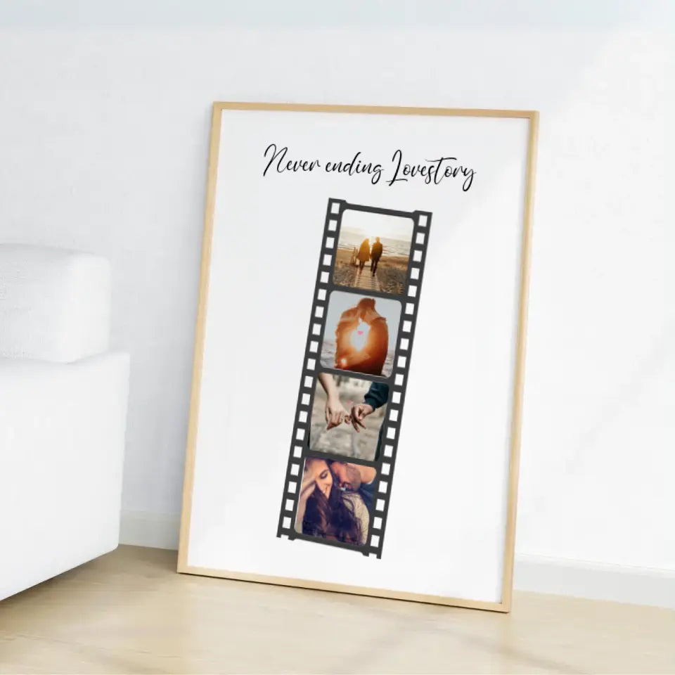 Filmstreifen - Personalisierbares Poster
