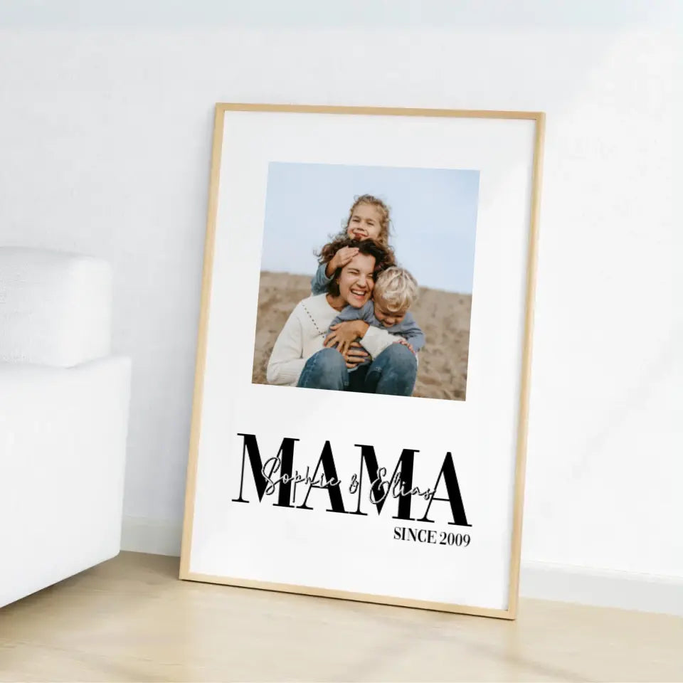 Mama und Papa- Personalisierbares Poster
