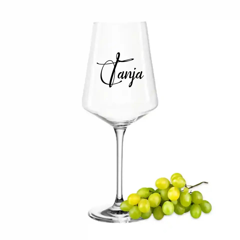 Weinglas mit Name - Personalisierbares Weinglas