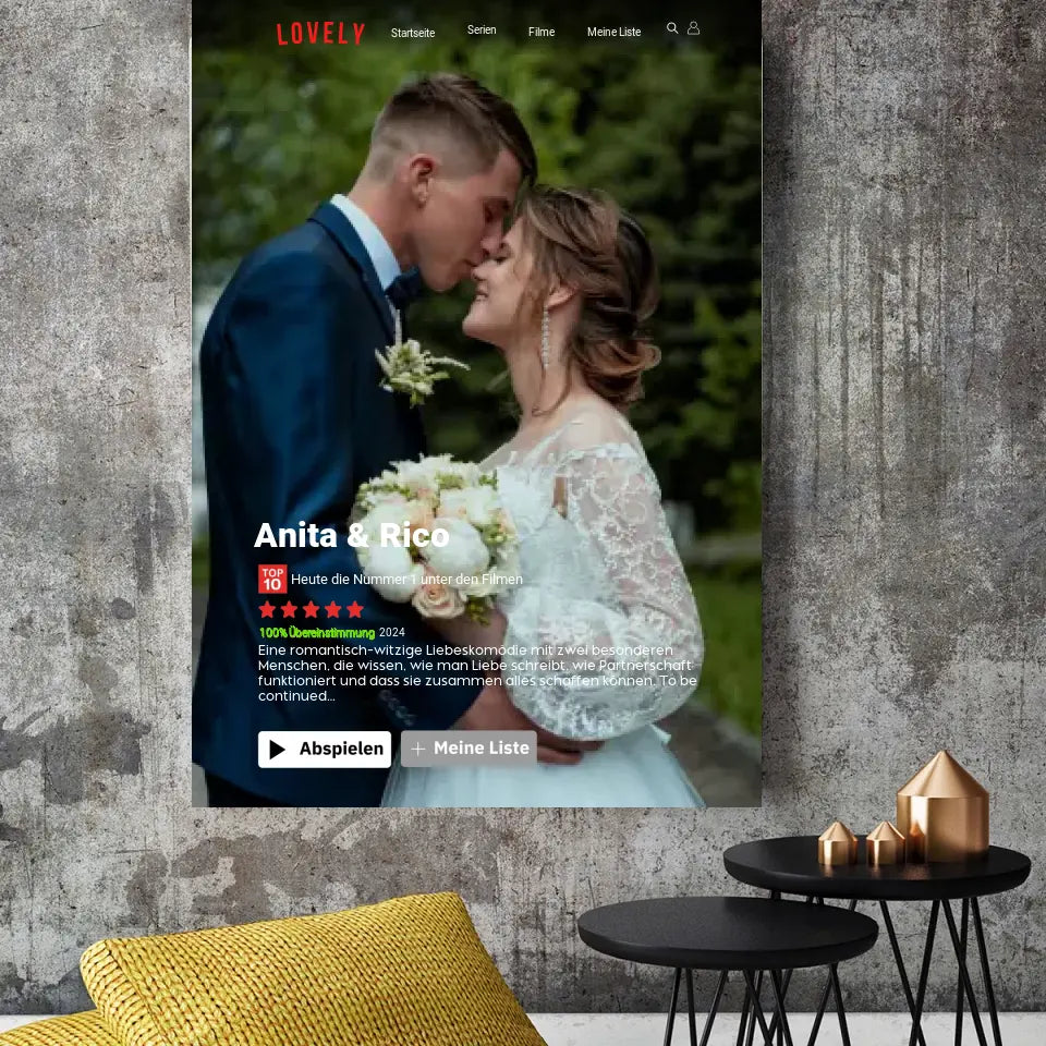 Lovely Film/Serien Cover - Personalisierbares Poster