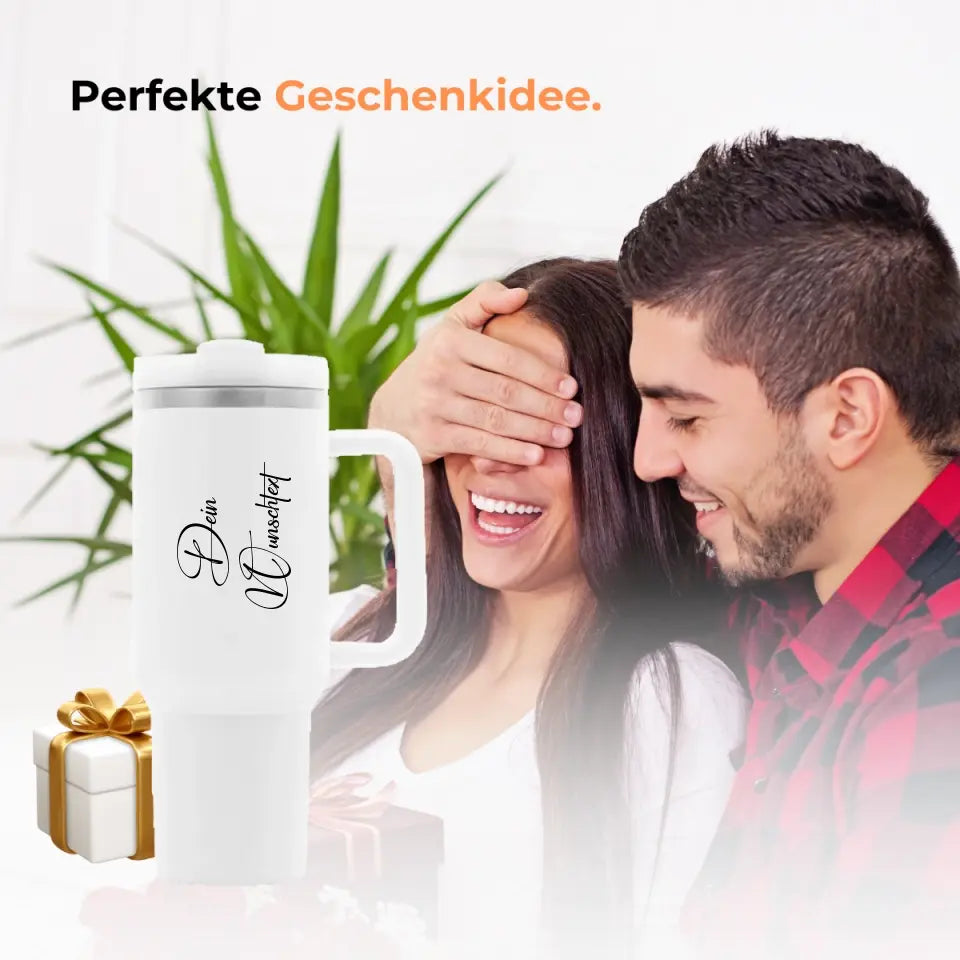 Dein Wunschtext - Personalisierte Thermoflasche