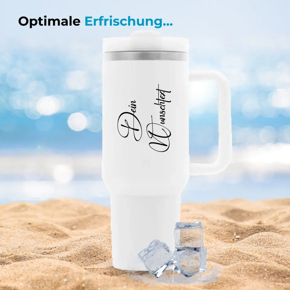 Dein Wunschtext - Personalisierte Thermoflasche