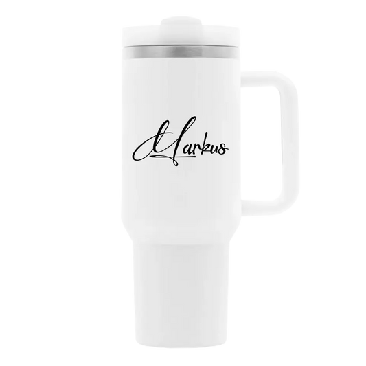 Thermobecher mit Name - Personalisierte Thermoflasche