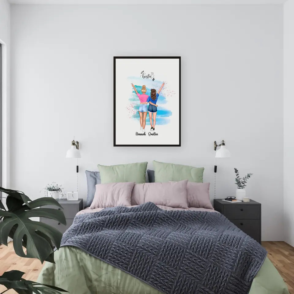 Holiday Besties - Personalisierbares Poster