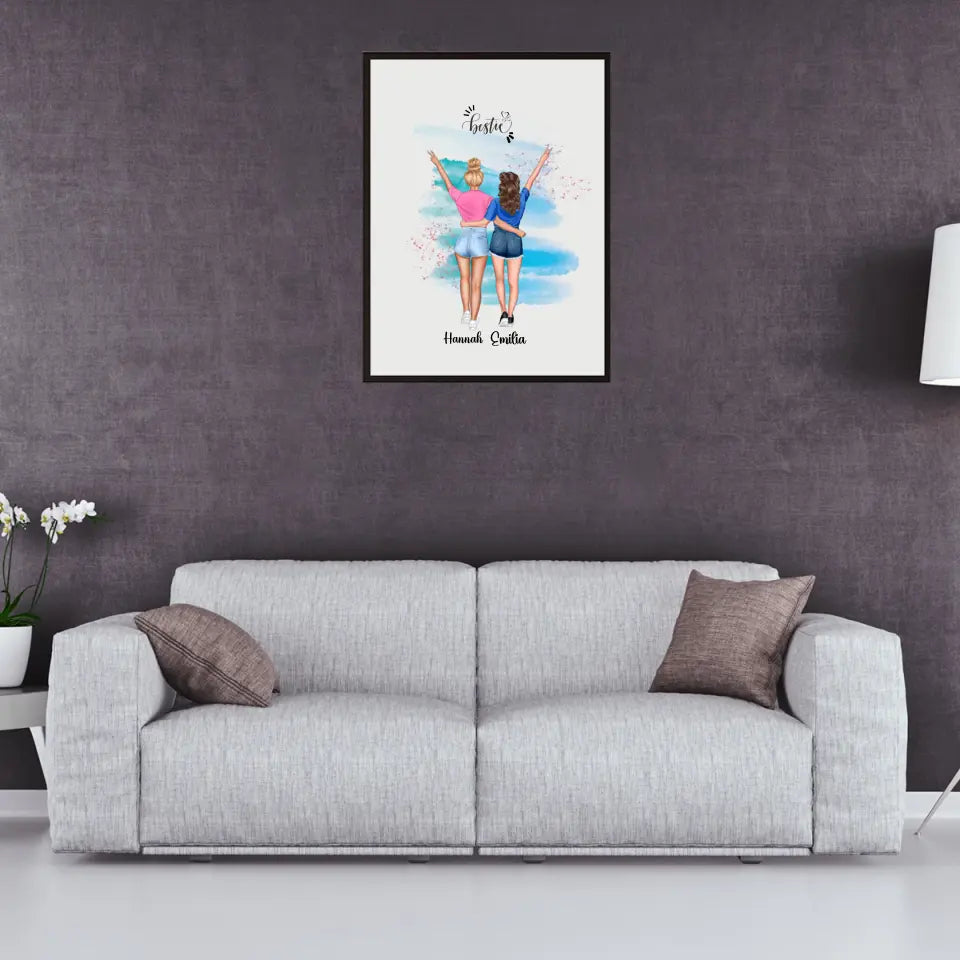 Holiday Besties - Personalisierbares Poster