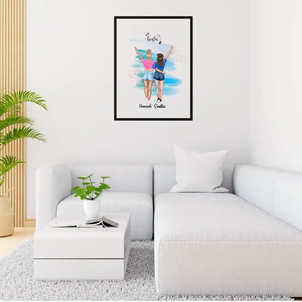 Holiday Besties - Personalisierbares Poster